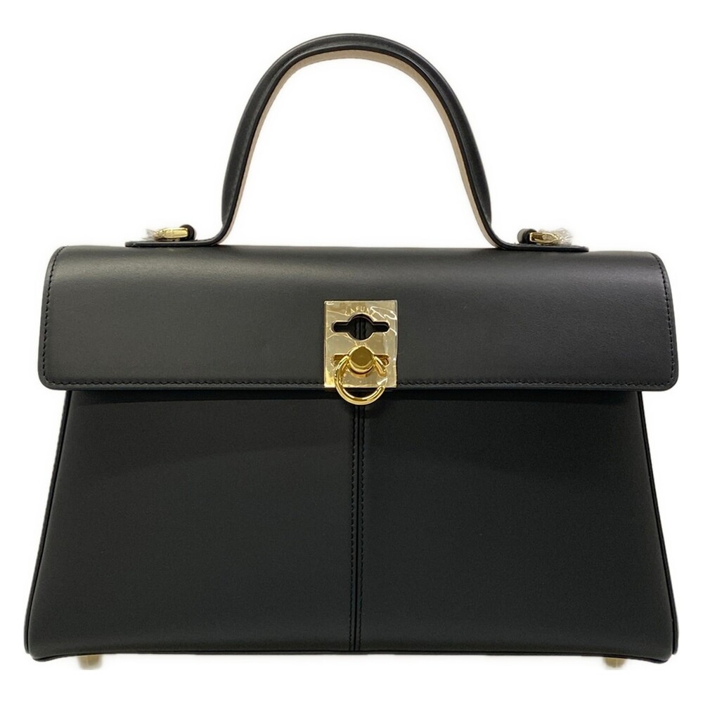 Cafune Stance Bag Black Leather Handbag #339849C76B